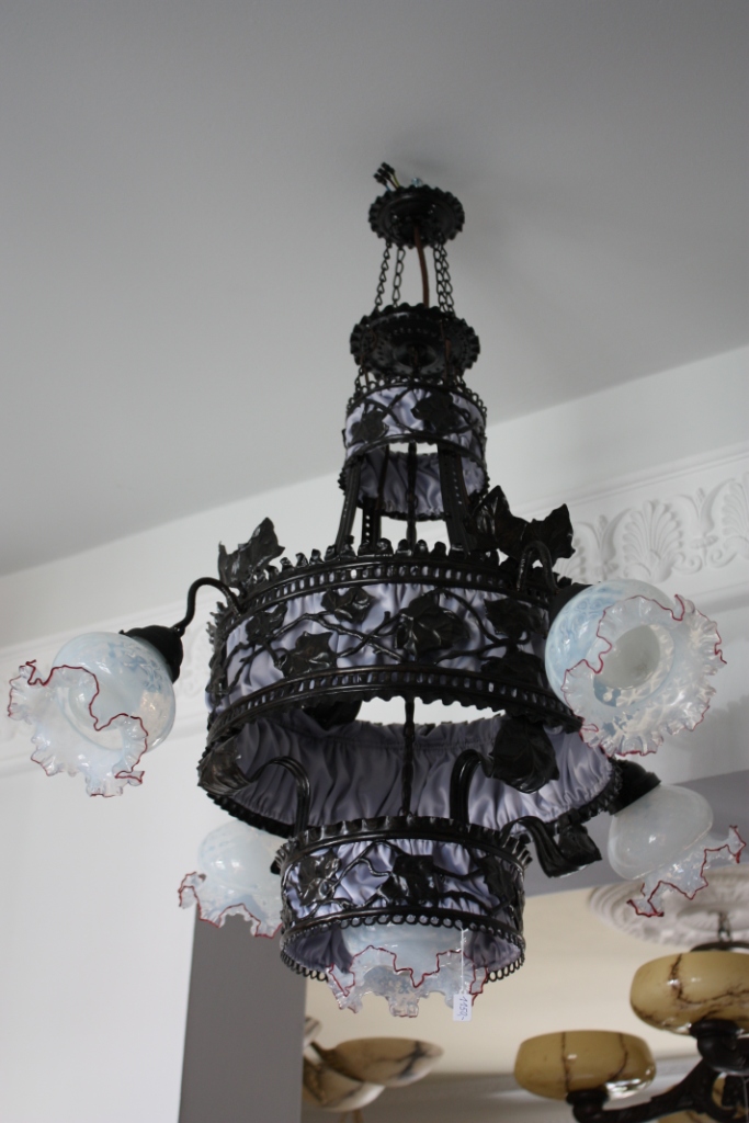 antike Deckenlampe um 1910 - Antik-Lampen - Verkauf und Restauration